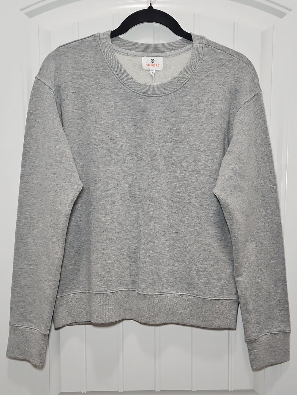 Sundry Revolve Heather Gray Crewneck Sweatshirt New Medium Women's
